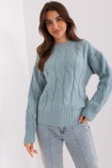 Sweter Damski Model AT-SW-0146.10P Mint - AT AT