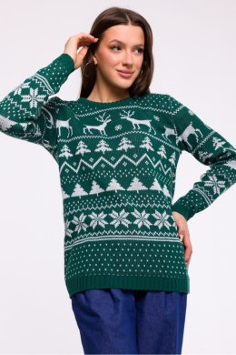 Sweter Damski Model MXS09 Green - Moe Moe