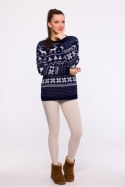 Sweter Damski Model MXS09 Navy - Moe Moe