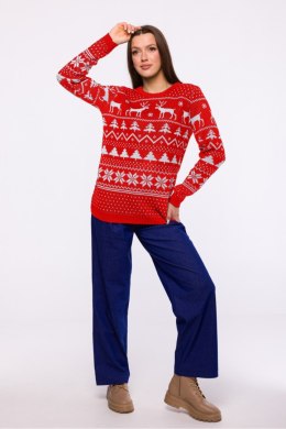 Sweter Damski Model MXS09 Red - Moe Moe