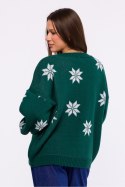 Sweter Damski Model MXS10 Green - Moe Moe