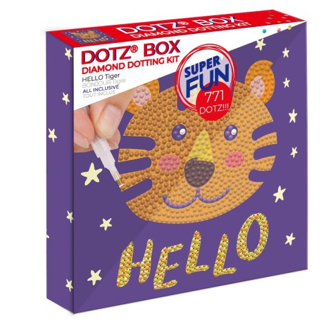 DIAMOND DOTZ DOTZ BOX HELLO TIGER