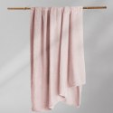 Koc HENRY - DECOKING kolor pudrowy róż tłoczony żakardowo styl nowoczesny 220x240 - BLA/HENRY/POWDERPINK/220x240