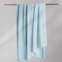 Koc HENRY kolor błękitny tłoczony żakardowo styl nowoczesny 70x150 - BLA/HENRY/BABYBLUE/70X150