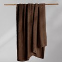 Koc HENRY kolor brązowy tłoczony żakardowo styl nowoczesny 220x240 - BLA/HENRY/BROWN/220X240