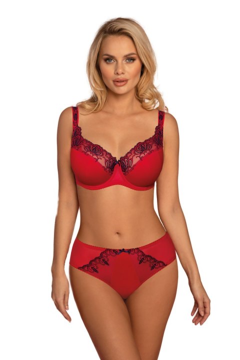 Biustonosz Soft Biustonosz Semi-Soft Model VB-457 Red/Navy - Vena Vena