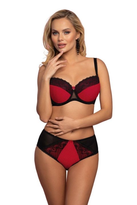 Biustonosz push up Biustonosz Usztywniany Model VB-446 Red/Black - Vena Vena