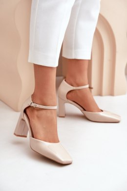 Czółenka Model Emindria CH881 Beige - Step in style Step in style