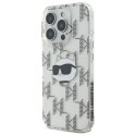 Karl Lagerfeld IML Choupette Head Electroplated - Etui iPhone 16 Pro Max (przezroczysty)