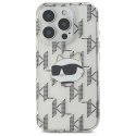 Karl Lagerfeld IML Choupette Head Electroplated - Etui iPhone 16 Pro (przezroczysty)