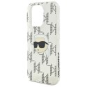 Karl Lagerfeld IML Karl Head Electroplated - Etui iPhone 16 Pro Max (przezroczysty)