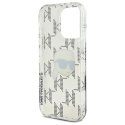 Karl Lagerfeld IML Karl Head Electroplated - Etui iPhone 16 Pro Max (przezroczysty)