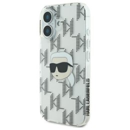 Karl Lagerfeld IML Karl Head Electroplated - Etui iPhone 16 (przezroczysty)