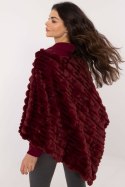 Sweter Poncho Model AT-PN-2347.68 Bordo - AT AT