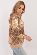 Bluza Damska Model CLM-BL-1259.59 Camel - Factory Price Factory Price