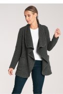 Sweter Kardigan Model M1043 Dark Grey - Figl Figl