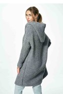 Sweter Kardigan Model M884 Light Grey - Figl Figl