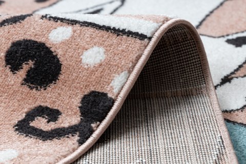 Dywan BEO GATTI kolor koralowy 80x150 Hakano - RUG/LU/BEO/GATTI/PINK/80x150