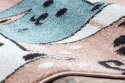 Dywan BEO GATTI kolor koralowy 80x150 Hakano - RUG/LU/BEO/GATTI/PINK/80x150
