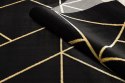 Dywan ESTEMA MARBLEGEO kolor czarny 80x150 Hakano - RUG/LU/ESTEMA/MARBLEGEO/BLACK+GOLD/80x150