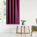 Zasłona BLACKOUT kolor fioletowy    140x270 ameliahome - CURT/AH/BLACKOUT/PLEAT/PLUM/140X270/1PC