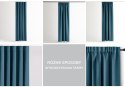 Zasłona BLACKOUT kolor niebieski    140x270 ameliahome - CURT/AH/BLACKOUT/PLEAT/BLUE/140X270/1PC