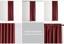 Zasłona BLACKOUT kolor różowy    140x245 ameliahome - CURT/AH/BLACKOUT/PLEAT/ROSE/140X245/1PC