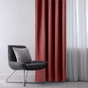 Zasłona BLACKOUT kolor różowy    140x245 ameliahome - CURT/AH/BLACKOUT/PLEAT/ROSE/140X245/1PC