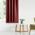 Zasłona BLACKOUT kolor różowy    140x245 ameliahome - CURT/AH/BLACKOUT/PLEAT/ROSE/140X245/1PC