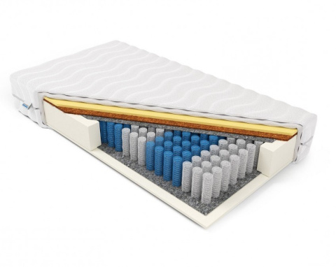 Materac pocket memory kokos H2 Hynos 90x200x23 Aloe Vera