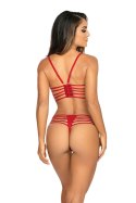 Biustonosz Półgorset Model V-10071 Sensual Paradise Red - Axami Axami