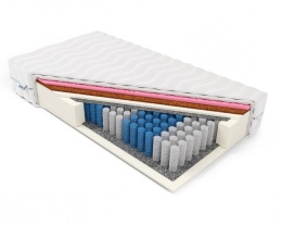 Materac komfortowy pocket samomasujący H2 H3 Modest 140x200x20 SilverActive