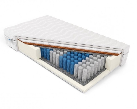  Gruby 32cm Materac pocket kokos lateks H2H3 Nemezis Plus  90x190* Medicott/Tencel