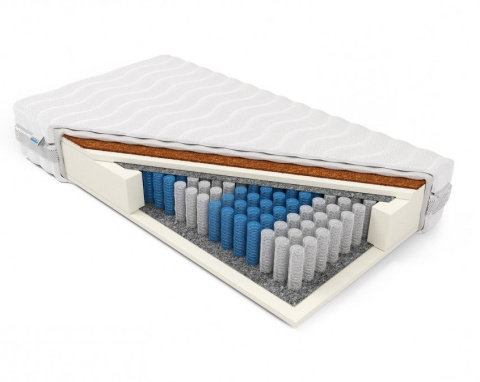 WYSOKI Materac pocket z kokosem H2 H3 Morfeusz Plus 140x200x24 Dormia
