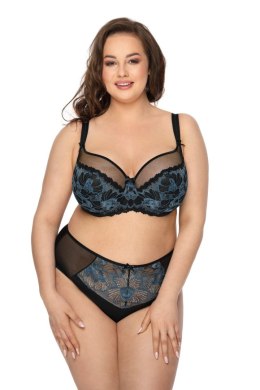 Biustonosz Soft Model Angel M-3329/2 Black/Blue - Mat Mat