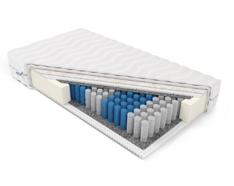 Materac pocket lateks owcza wełna H2 Euros 80x190x24 SilverActive