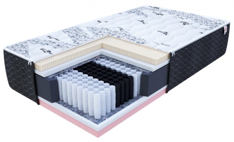 Materac multipocketowy H2 COMFORT MAX 90x200x31 CASHMERE BORDER COSIDO