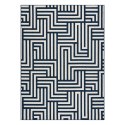 Dywan WINK MAZE kolor kremowy 80x150 Hakano - RUG/LU/WINK/MAZE/CREAM+BLUE/80x150
