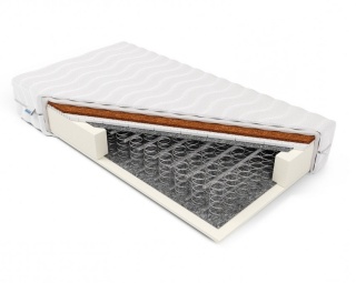 Materac bonellowy kokos lateks H2 H3 Hekate 180x200x17 Medicott/Tencel