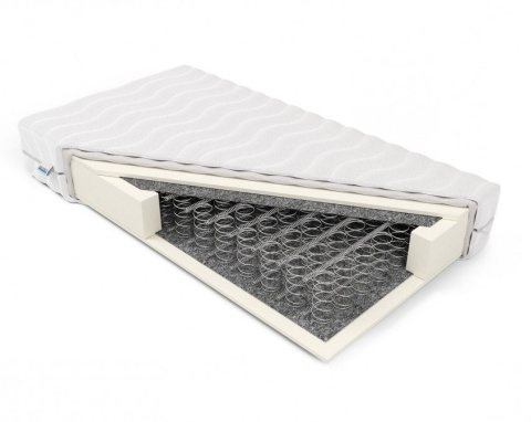 Materac bonellowy + pianka H2 Hestia 80x200x16 Aloe Vera
