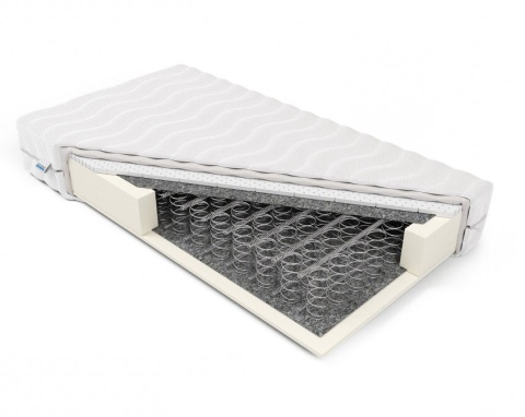 Materac bonellowy z lateksem H2 Temida 80x200x16 Aloe Vera