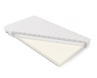 Materac piankowy z lateksem H2 Krasnoludek 70x140x12 Aloe Vera