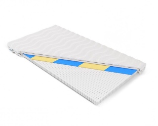 Materac nawierzchniowy hydrożel H1 Achaja 200x200x5 Medicott/Tencel