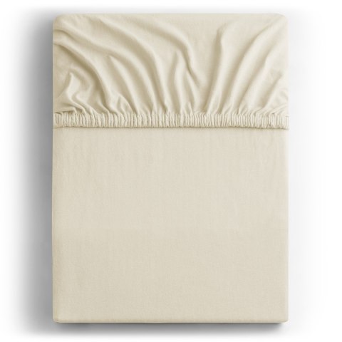Prześcieradło AMBER kolor beżowy styl klasyczny materiał jersey 220-240x220 DecoKing - FITTED/AMBER/BEI/220-240x220+30