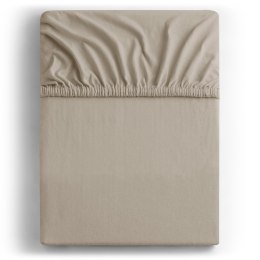Prześcieradło AMBER kolor cappuccino styl klasyczny materiał jersey 160-180x200 DecoKing - FITTED/AMBER/CAPPUCCINO/160-180x200+3