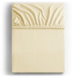 Prześcieradło AMBER kolor kremowy styl klasyczny materiał jersey 160-180x200 DecoKing - FITTED/AMBER/CRE/160-180x200+30