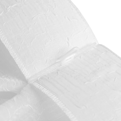 Firana KRESZ kolor biały styl klasyczny flex flex 5,5 cm z podwójną zakładką woal gnieciony 140x270 homede - SCURT/HOM/KRESZ/FLE