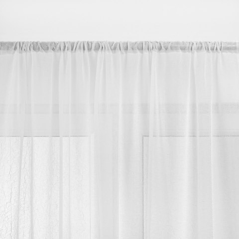 Firana KRESZ kolor biały styl klasyczny tunel tunel 5 cm woal gnieciony 280x175 homede - SCURT/HOM/KRESZ/TUNNEL/WHITE/280x175