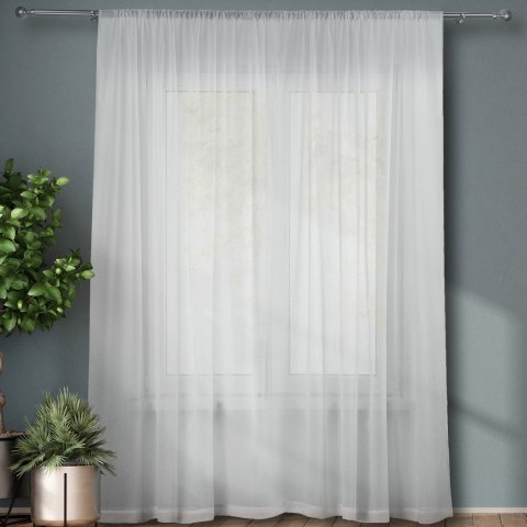 Firana KRESZ kolor biały styl klasyczny tunel tunel 5 cm woal gnieciony 280x175 homede - SCURT/HOM/KRESZ/TUNNEL/WHITE/280x175