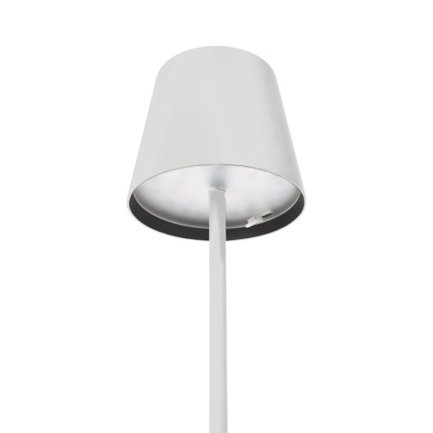 PLATINET TABLE PORTABLE LAMP LAMPA PRZENOŚNA WODOOPORNA WATERPROOF IP44 REGULATION RECHARGABLE WHTE [45926]